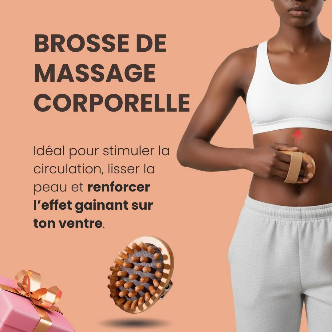 🎁 OFFERT : Brosse de massage corporelle